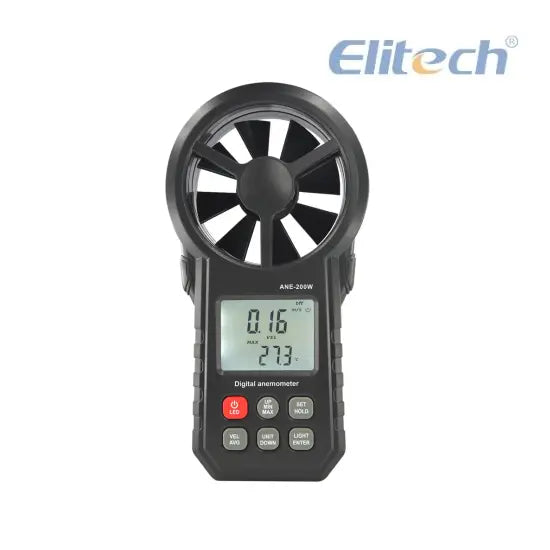 Anemómetro Digital Termómetro ANE-200W Bluetooth Elitech