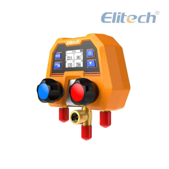 Manómetro Digital Refrigeración DMG-2SE +80 Gases Elitech