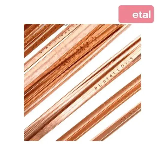 Soldadura 5% Plata Etal 50 Piezas (barras) ES-5-050X125-C Etal