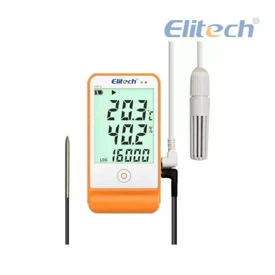 Datalogger Temperatura Humedad GSP-6 Elitech Sensores Externo Elitech