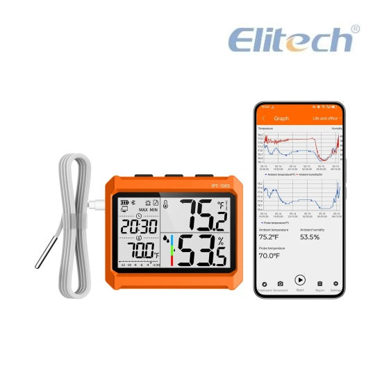 Termohigrómetro con Sonda Externa Bluetooth IPT-100S