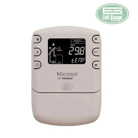 Controlador Calefacción Solar 110v/220v Microsol SWP Full Gauge Full Gauge