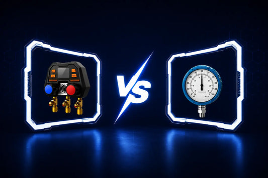 Manómetro digital vs analógico ¿Cuál es mejor para refrigeración? Freeze Depot