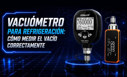 Vacuómetro para refrigeración: cómo medir el vacío correctamente Freeze Depot