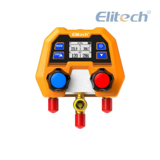 Manómetro Digital Refrigeración DMG-2SE +80 Gases Elitech