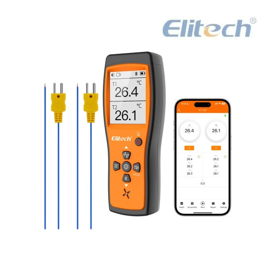 Termómetro Digital Termopar Dual Tipo K -50 a 500C ICT-220