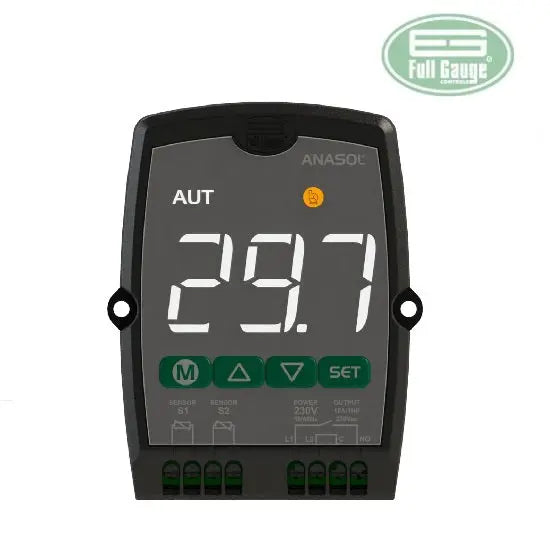 Termostato de Temperatura Digital New Anasol 220v Full Gauge